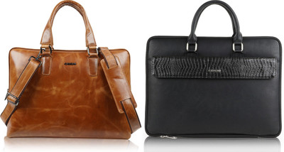 CIMONI Men Black, Tan Messenger Bag(Pack of: 2)