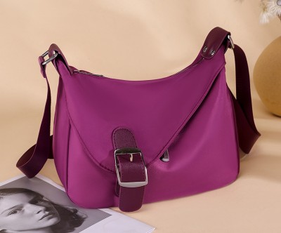 Diva Dale Purple Sling Bag Stylish Trendy Spacious Multi-Pockets Casual