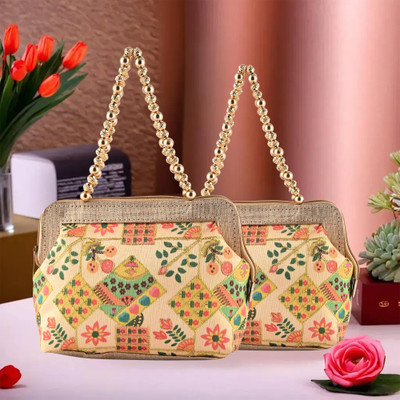 KUBER INDUSTRIES Women Yellow Handbag(Pack of: 2)