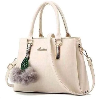 ARK FASHION Women White Messenger Bag