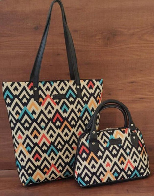 Cyw Women Multicolor Handbag(Pack of: 2)