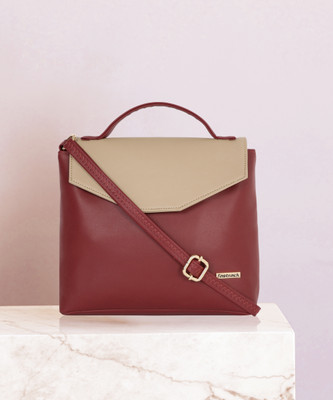 Fastrack Women Maroon Satchel