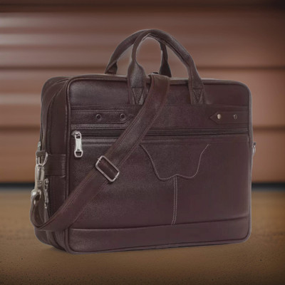 Shivra Men & Women Brown Messenger Bag