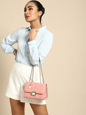 Dressberry Women Pink Shoulder Bag