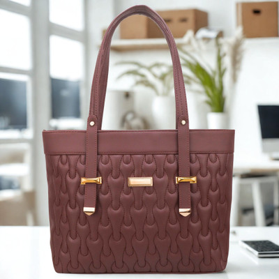 Crazy Katch Women Brown Tote