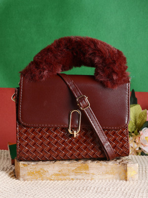 ZEVORA Women Brown Shoulder Bag