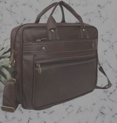 Shivra Men & Women Brown Messenger Bag