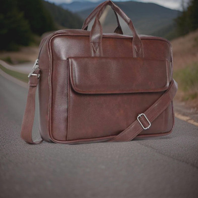 JairaJ Men & Women Brown Messenger Bag