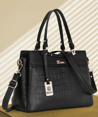 Exotic Women Black Hand-held Bag