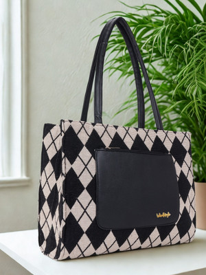 LIKE STYLE Women Black, Beige Shoulder Bag