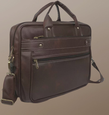 Shivra Men & Women Brown Messenger Bag