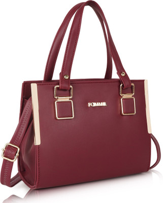 FOMMIL Women Maroon Handbag