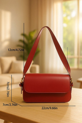 Pccollection Women Maroon Messenger Bag