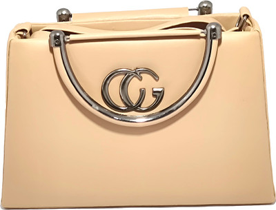 DUXY Women Beige Hand-held Bag