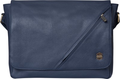 Kruger-Brent Men & Women Blue Messenger Bag