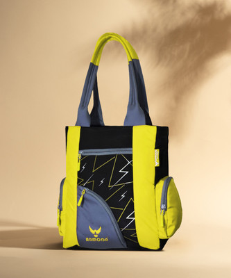 ARMODA Women Black, Yellow, Grey Shoulder Bag