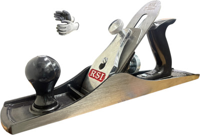 EPITECH MART 14inch Hand Planer Carpenter Iron base with Sharp Planer Blade Cast Iron, Stainless Steel Hand Plane(35 cm)