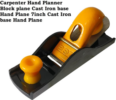 REIOENT HIGH QUALITY Carpenter Hand Planner Block plane Cast Iron base Hand Plane 7inch Cast Iron base Hand Plane(17.5 cm)