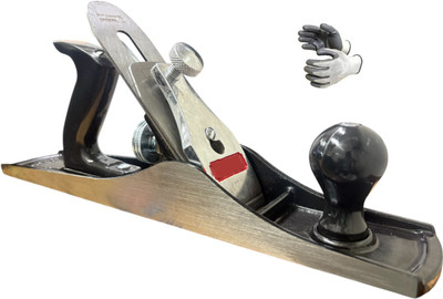 EPITECH MART Hand Planer 14inch Carpenter Iron base with Sharp Planer Blade Cast Iron, Stainless Steel Hand Plane(35 cm)