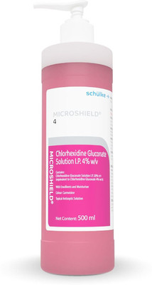 Microshield Schulke 4 Handwash Solution|Medical Grade Disinfectant Handwash-500 Ml Hand Wash Bottle + Refill(1 ml)