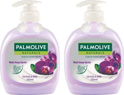 PALMOLIVE Orchid & Milk Liquid Saver Combo Hand Wash Pump Dispenser(2 x 250 ml)