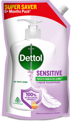 Dettol Sensitive Liquid Refill Hand Wash Pouch(675 ml)