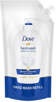 DOVE Nourishing Liquid Hand Wash - For Soft Moisturised Skin, Washes Away Germs Hand Wash Refill Pouch(900 ml)