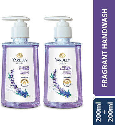 YARDLEY London English Lavender Fragrant Handwash Sanitizer Spray Bottle(2 x 200 ml)