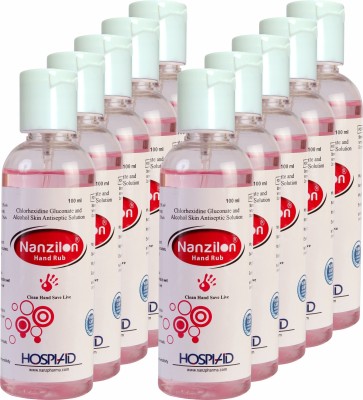 nanzilon Liquid Handrub Hand Sanitizer Bottle(1000 ml)