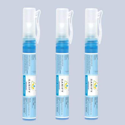 SANIFY HERBAL LIQUID HAND SANITIZER PEN | Sanitizer Spray Pump Dispenser Hand Sanitizer Pump Dispenser(3 x 10 ml)