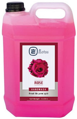 EATAS Rose Handwash Liquid Soap - 5 L | Rose | Kills 99% Germs* | Hand Wash Can(5 L)