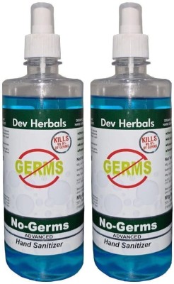 Dev Herbals  500ml 2 pack Hand Sanitizer Spray Bottle(2 x 500 ml)