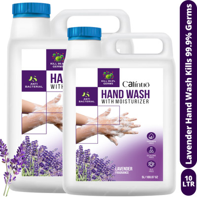 Calintro Refreshing Lavender, Touch of Lotion Foaming Hand Wash 10L Hand Wash Can(2 x 5 L)