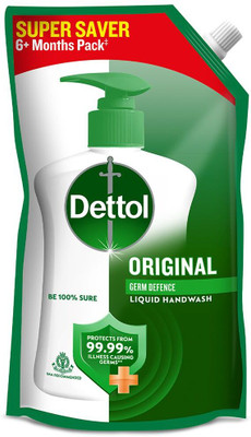 Dettol Original Liquid Refill Hand Wash Pouch(675 ml)