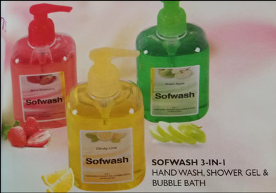 Modicare LIQIUD 3 IN 1 HAND WASH (250ml each) - pack of 3 Hand Wash Bottle + Dispenser(3 x 250 ml)