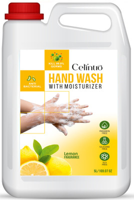 Calintro Lemon Antibacterial germ-protect | Advanced Disinfection Handwash Hand Wash Can(5000 ml)