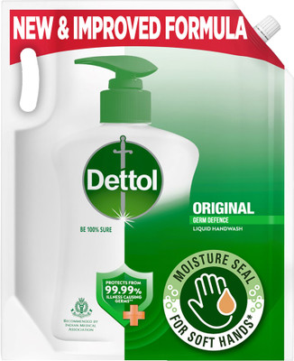 Dettol Liquid Handwash Refill - Skincare Moisturizing Hand Wash, 1500 ml