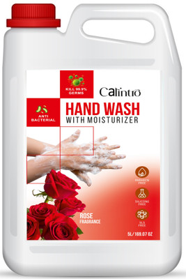 Calintro Red Rose Antibacterial germ-protect | Advanced Disinfection Handwash Hand Wash Can(5000 ml)