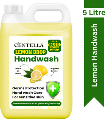 CENTELLA Hand wash|Refreshing lemon scented hand wash handwash refill |Gentle & Effective Hand Wash Can(5 L)