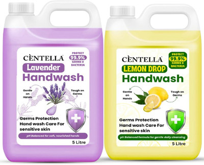CENTELLA Handwash | Refreshing Handwash Combo | Soft On Hands | Handwash Refill | Hand Wash Can(2 x 5 L)
