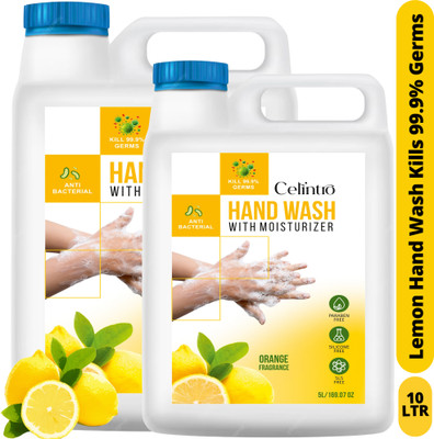 Calintro Refreshing Lemon, Touch of Lotion Foaming Hand Wash 10L Hand Wash Can(2 x 5 L)