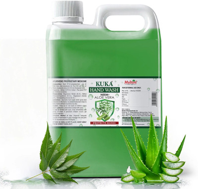 Multani Neem & Aloevera Kuka Hand Wash | Germs Protection | SLS & Paraben Free - Hand Wash Bottle(5 L)