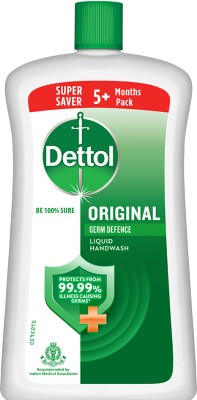 Dettol Liquid, Original Hand Wash Bottle(900 ml)