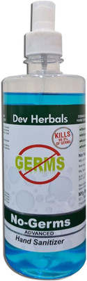 Dev Herbals Alcohol Based  Liquid Hand Sanitizer Bottle(2 x 240 g)