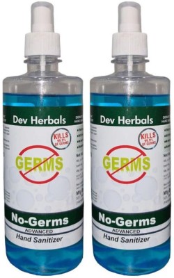 Dev Herbals  Liquid Spray 500ml Hand Sanitizer Bottle(2 x 500 g)