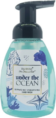 nyassa Under the ocean with Aloevera | Foaming Handwash Sulphate and Paraben Free Hand Wash Pump Dispenser(260 ml)