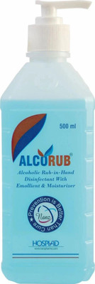 alcorub Handrub 500 ML (Pack of 1) Hand Rub Bottle(1 L)