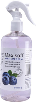 Maxisoft  (Gel) Blueberry Sanitizer Spray Bottle(500 ml)
