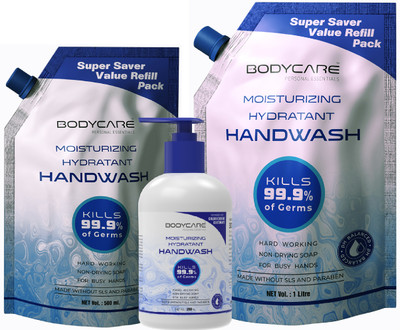 MY BODYCARE Refreshing & Moisturize Hydratant Original Germ Protection Handwash Liquid Soap Hand Wash Bottle + Refill(3 x 583.33 ml) MY BODYCARE Refreshing & Moisturize Hydratant Original Germ Protection Handwash Liquid Soap Hand Wash Bottle + Refill(3 x 583.33 ml)
