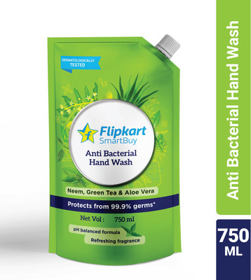 Flipkart SmartBuy Anti Bacterial Hand Wash Refill Pouch(750 ml)